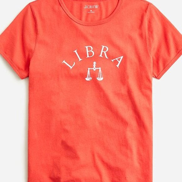 New J. Crew Broken-in jersey "Libra" T-shirt - Picture 1 of 3
